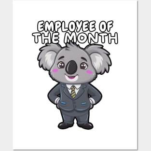 Funny Koala Office Posters and Art